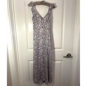 Zara Purple Flower Dress